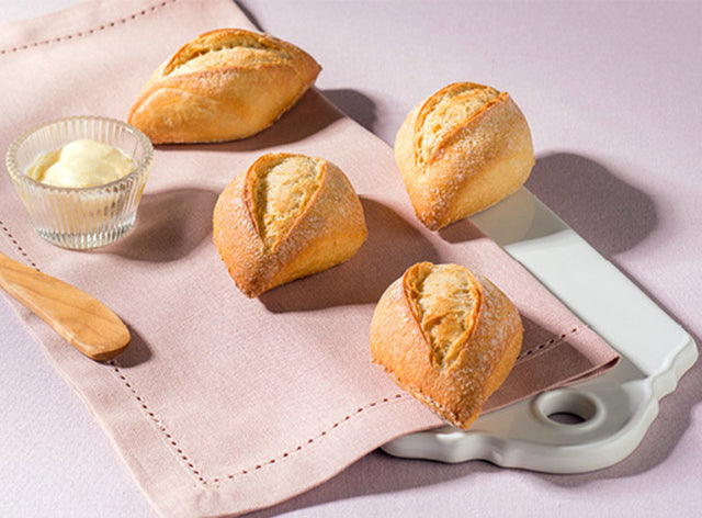 12 Petits Pains Losange Nature Precuit