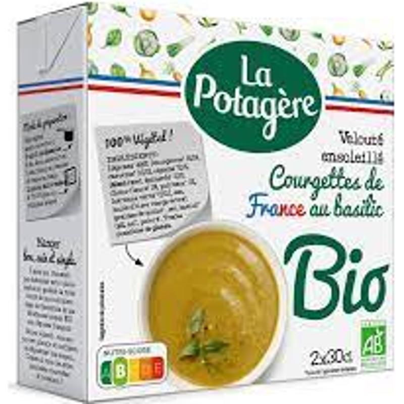 Veloute de courgettes au basilic Bio