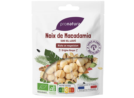 Noix De Macadamia Sans Sel Ajoute Bio
