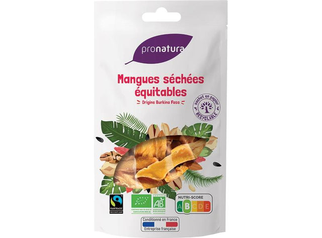 Mangues Sechees Sans Sucre Ajoute Bio