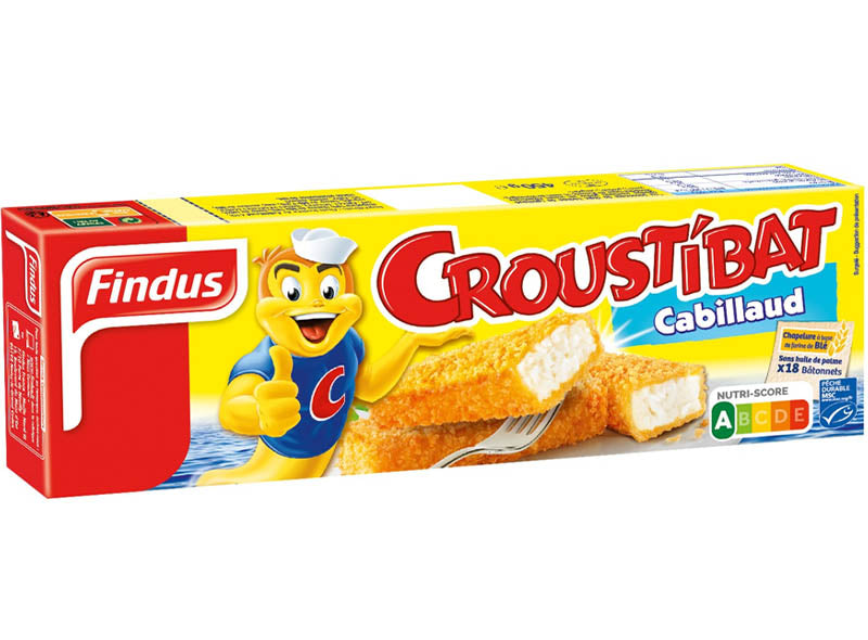 Batonnes Panes De Cabillaud Croustibat