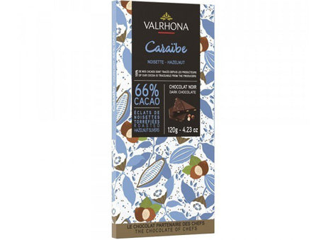 Chocolat Noir Caraibe 66% De Cacao Aux Eclats De Noisettes