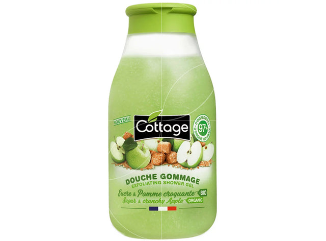 Gel Douche Gommage Sucre Et Pomme Croquante Bio