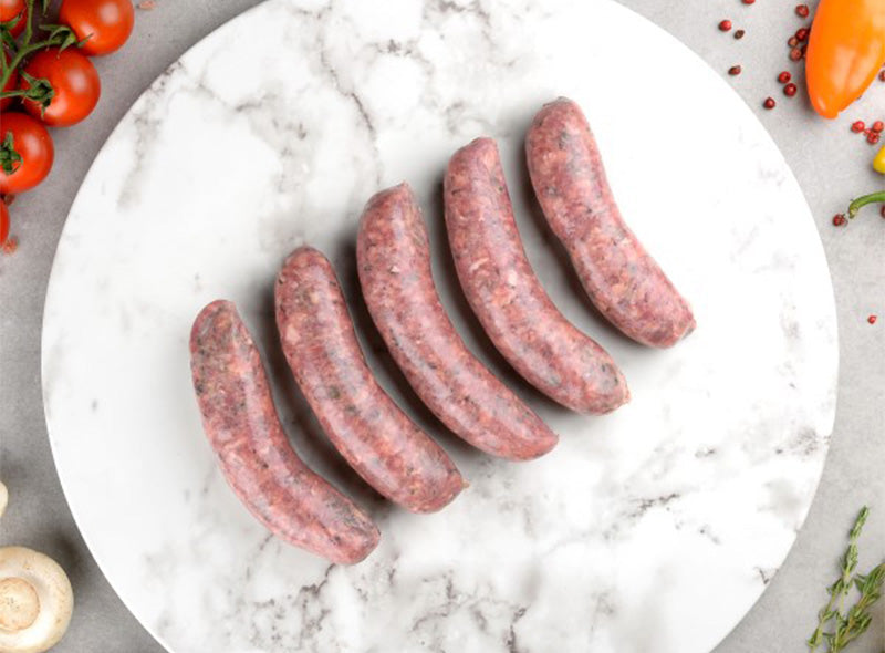 Saucisses De Bauf Fermier, Sans Gluten Ni Conservateur Bio