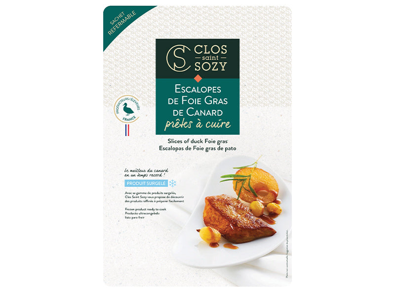 20 Escalopes Foie Gras Canard Iqf Prestige