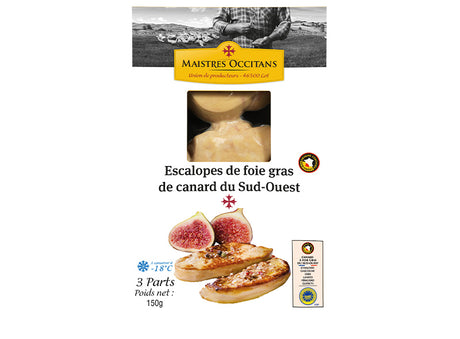 3 Escalopes Foie Gras Canard Iqf Prestige