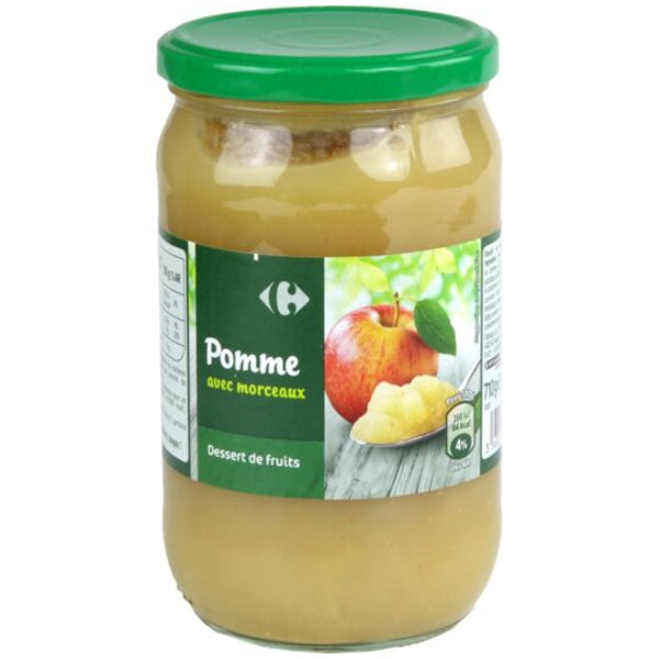 Compote De Pomme Avec Morceaux