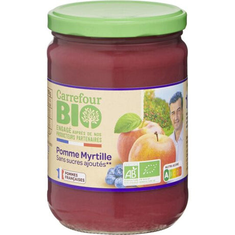 Desserts Pomme Myrtille Sans Sucres Ajoutes Bio