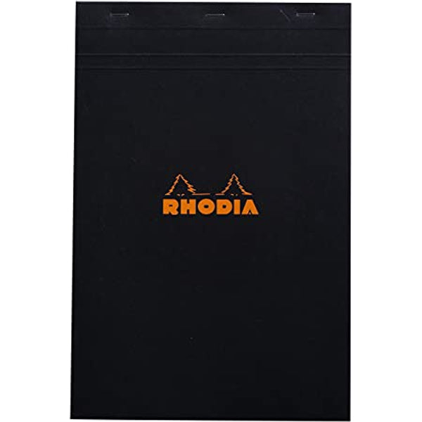 Bloc-notes noir petits carreaux 160 pages A4