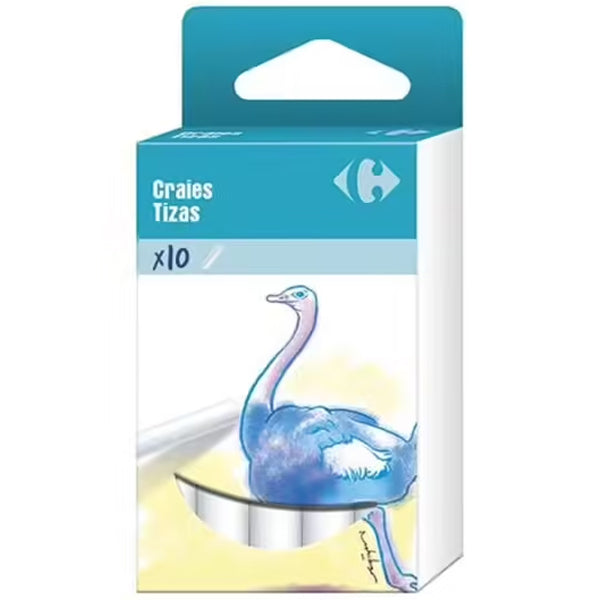 Boite De 10 Craies Blanches