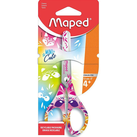 Ciseaux Rose Bouts Ronds 13Cm Mini Cute