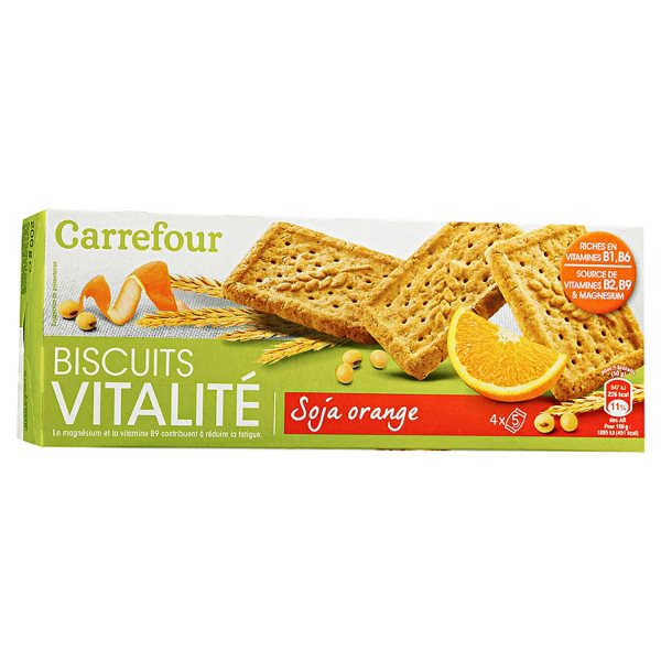 Biscuits Vitalite Soja Orange