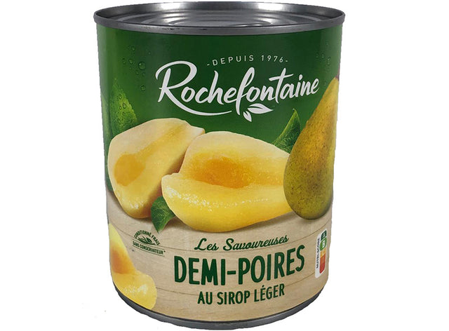 Demi-Poires Au Sirop Leger