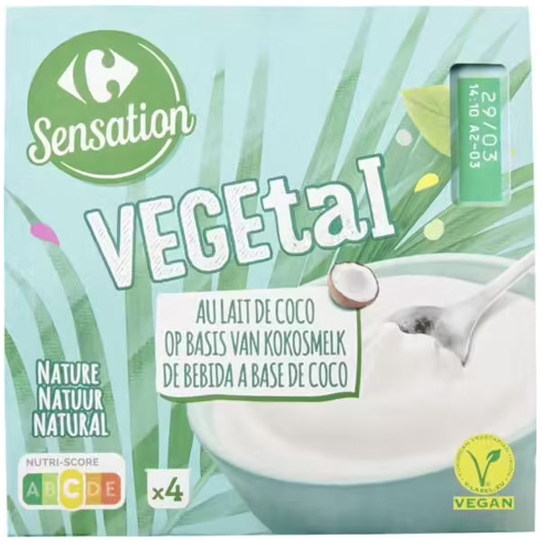 Dessert Vegetal Nature Lait De Coco