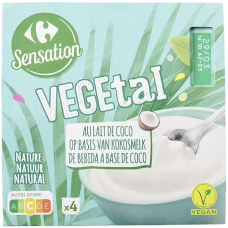 Dessert Vegetal Nature Lait De Coco
