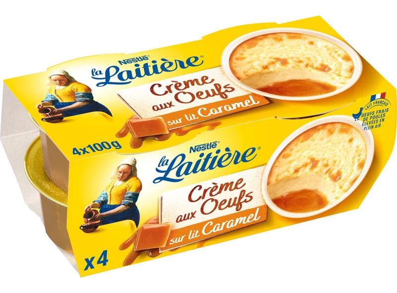 Creme Aux Oeufs Sur Lit De Caramel