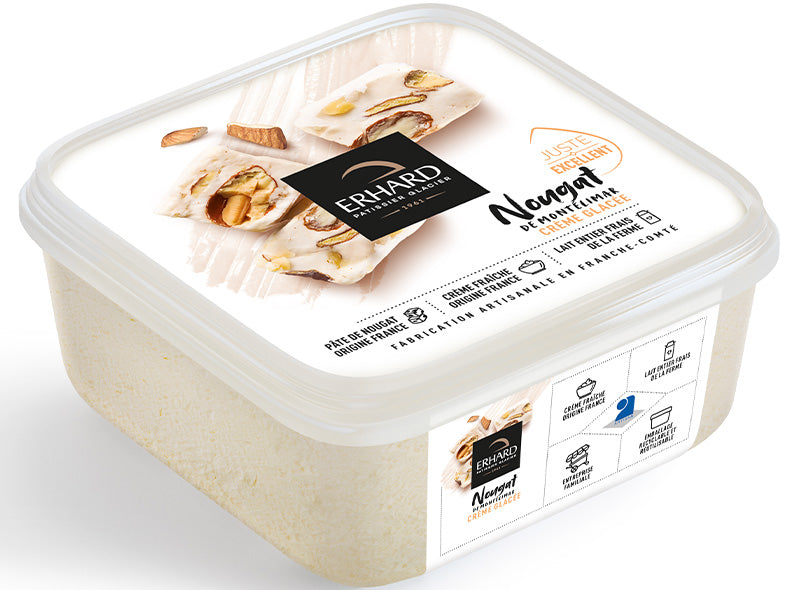 Creme Glacee Au Nougat De Montelimar