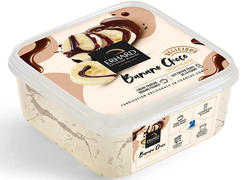 Creme Glacee Banane Chocolat