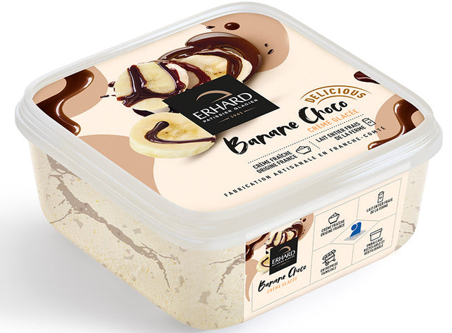 Creme Glacee Banane Chocolat