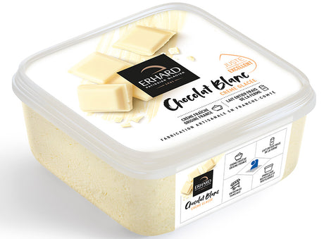Creme glacee chocolat blanc