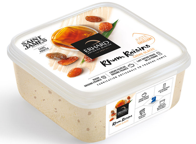 Creme Glacee Rhum Raisins