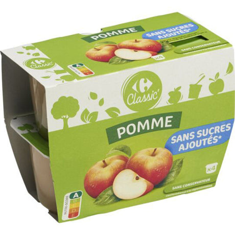 Compotes Pomme Sans Sucres Ajoutes