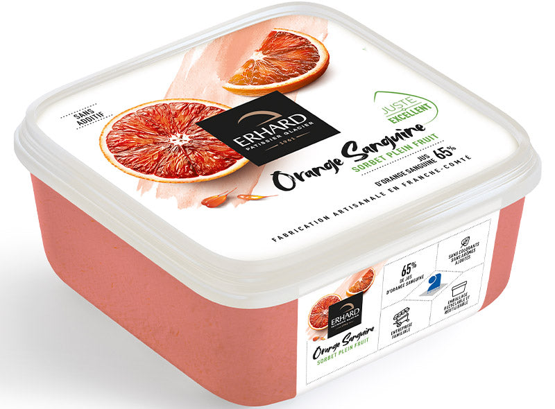 Sorbet Plein Fruit A Lorange Sanguine