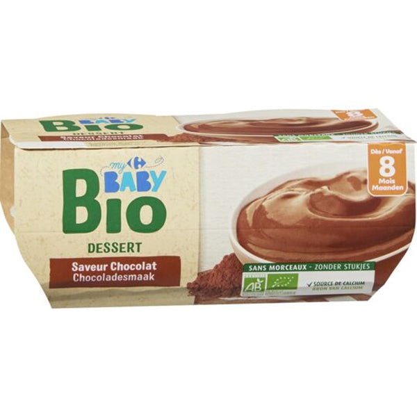 Desserts Bebe Des 8 Mois, Saveur Chocolat Bio