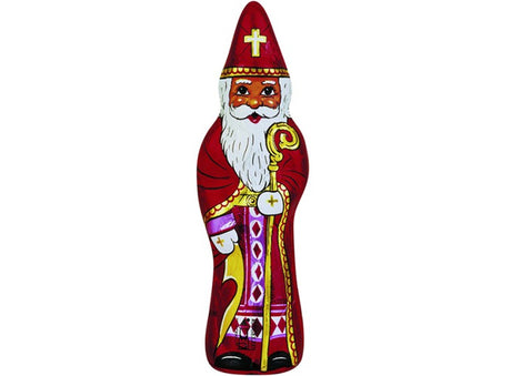 Moulage en chocolat au lait Saint Nicolas.