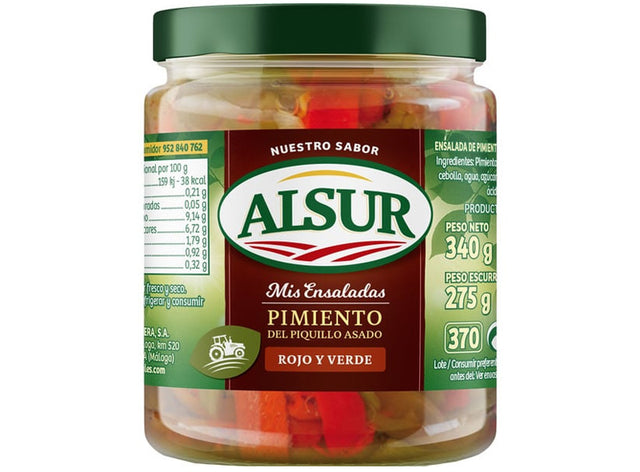 Ensalada De Pimientos Del Piquillo Asados Rojos Y Verdes Salade De Poivrons Piquillo Rouges Et Verts Rotis