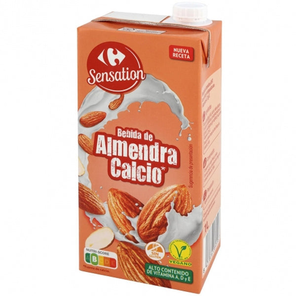 Bebida De Almendra Calcio, Sin Gluten Boisson Amande Avec Calcium Et Sans Gluten