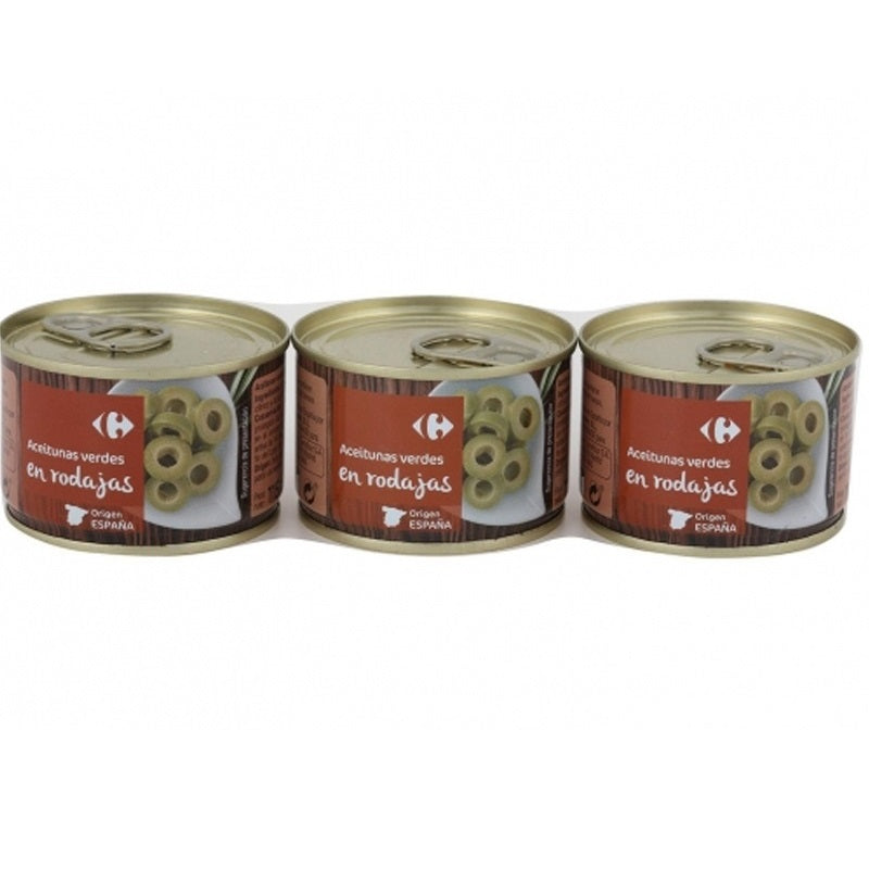 Aceitunas Verdes En Rodajas Olives Vertes En Rondelles