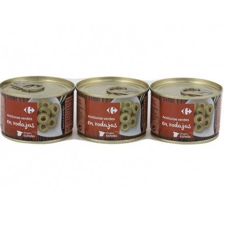 Aceitunas Verdes En Rodajas Olives Vertes En Rondelles