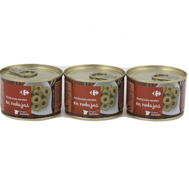 Aceitunas Verdes En Rodajas Olives Vertes En Rondelles