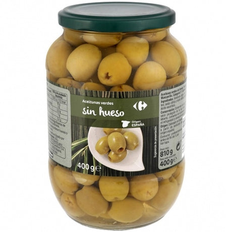 Aceitunas Verdes Manzanilla Sin Hueso Olives Vertes Manzanilla Denoyautees