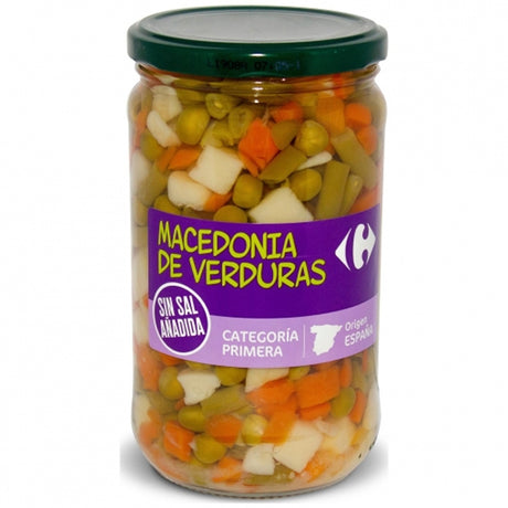 Macedonia De Verduras Sin Sal Anadida Macedoine De Legumes Sans Sel Ajoute
