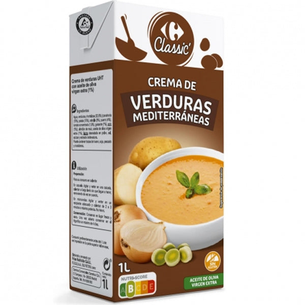 Crema De Verduras Mediterranea Veloute De Legumes Mediterraneens