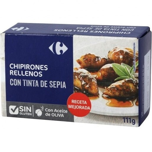 Chipirones Rellenos Con Tinta De Sepia Calmars Farcis A Lencre
