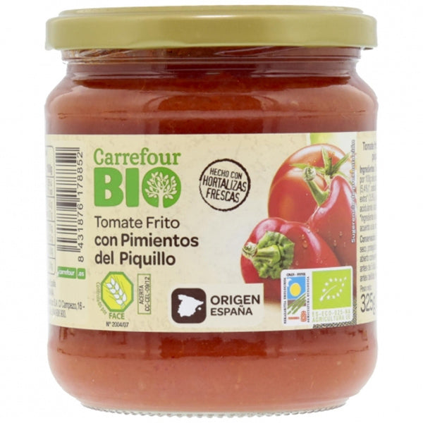 Tomate Frito Con Pimientos De Piquillo Ecologico Sauce Tomate Frite Avec Poivrons Piquillo Bio