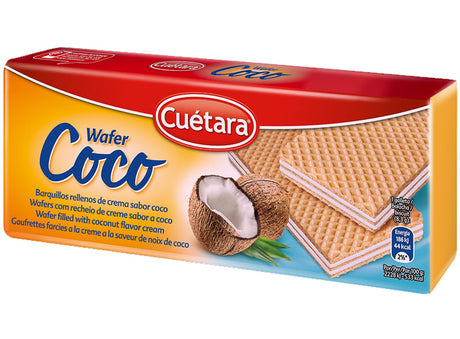 Galletas Frescoco Gaufrettes Fourrees A La Creme De Noix De Coco
