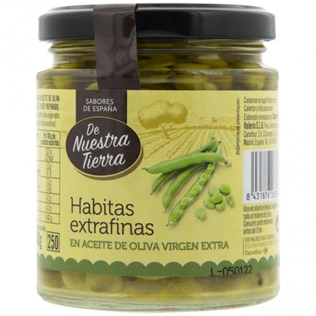 Habitas Extrafinas En Aceite De Oliva Virgen Extra Jeunes Feves Extra Fines A Lhuile Dolive