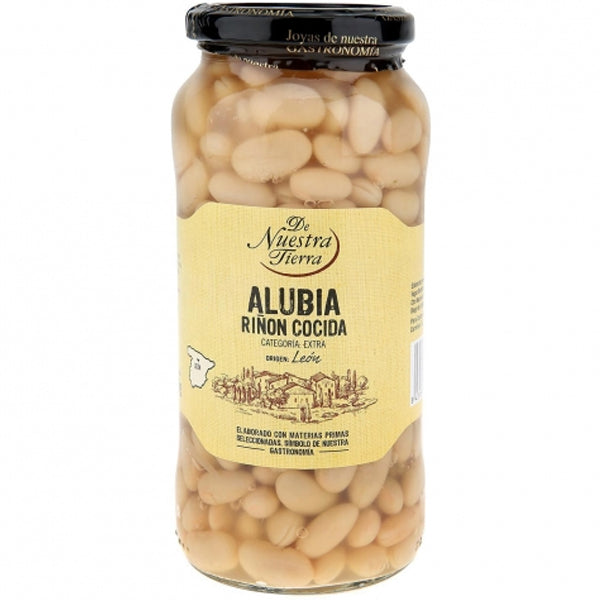 Alubia Rinon Cocida Haricots Blancs Cuits Extra