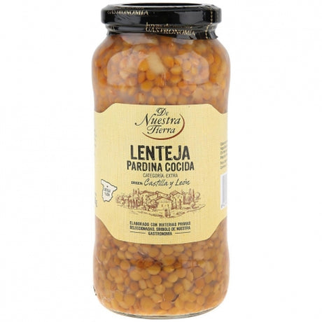 Lenteja Pardina Cocida Categoria Extra Lentilles Cuites De Pardina Extra