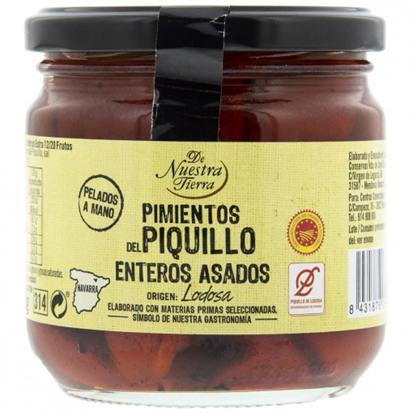 Pimientos Del Piquillo Enteros Asados Poivrons Piquillo Entiers Rotis