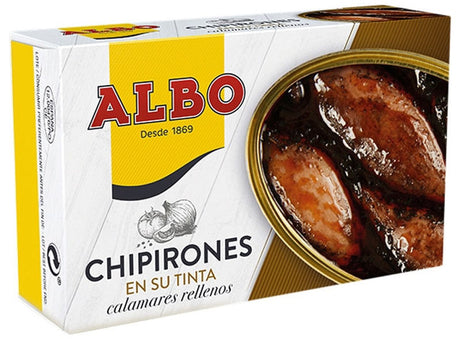 Chipirones Rellenos En Su Tinta Calmars Farcis Dans Sa Propre Encre