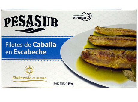 Filetes De Caballa En Escabeche Filets De Maquereau En Sauce Escabeche