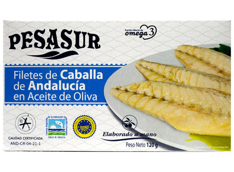 Filetes De Caballa De Andalucia En Aceite De Oliva Filets De Maquereau Dandalousie A Lhuile Dolive