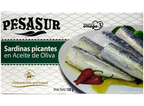 Sardinas Picantes En Aceite De Oliva Sardines En Sauce A©Pica©E A L'Huile D'Olive