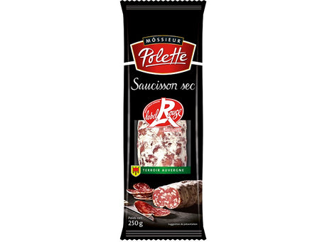 Saucisson Sec Label Rouge Igp Auvergne 100% Pur Porc Francais