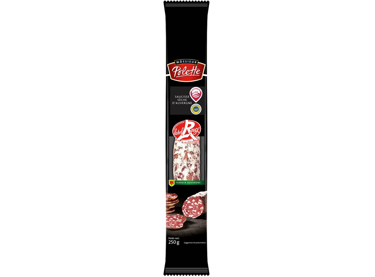 Saucisse Droite Label Rouge Igp Auvergne 100% Pur Porc Francais